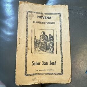-PAMPHLET Novena Al Santísimo Patriarca Señor San Jose 12 Pages